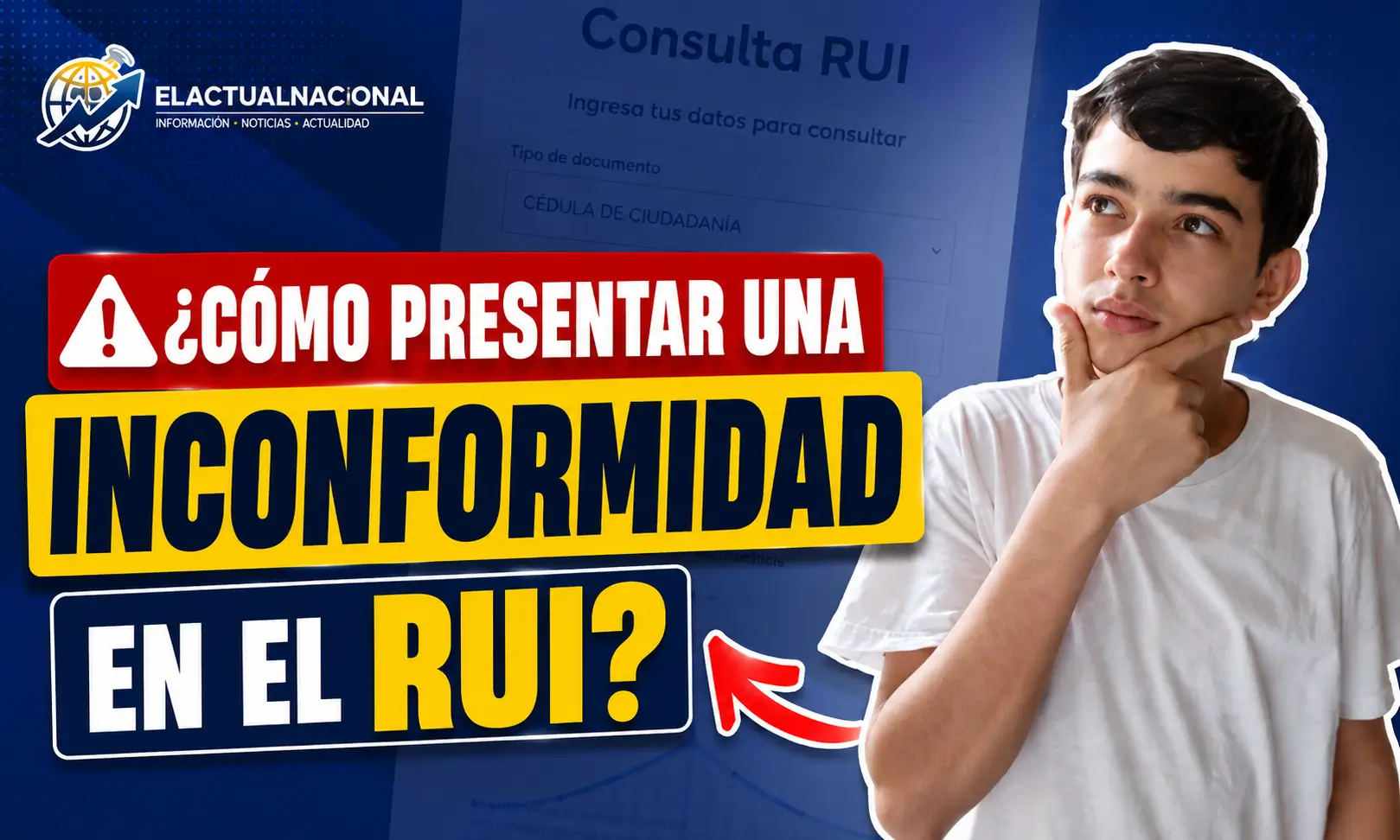 Inconformidad con la clasificación del RUI: cómo presentar una solicitud.