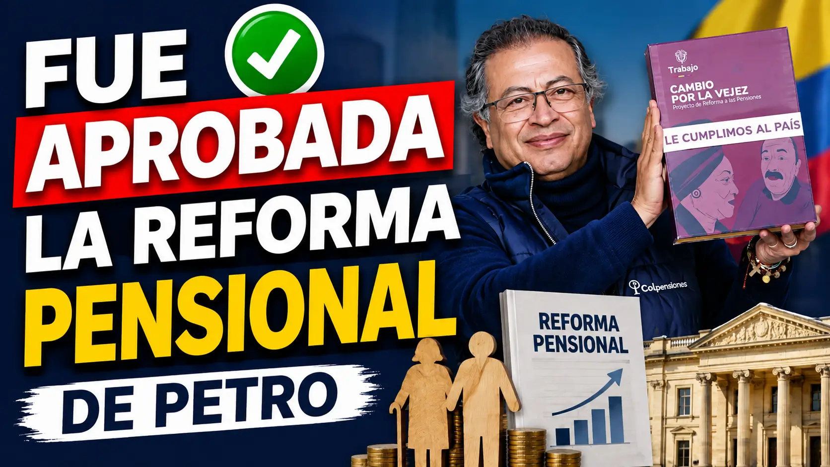 Reforma pensional en Colombia 2026 presentada por Gustavo Petro.