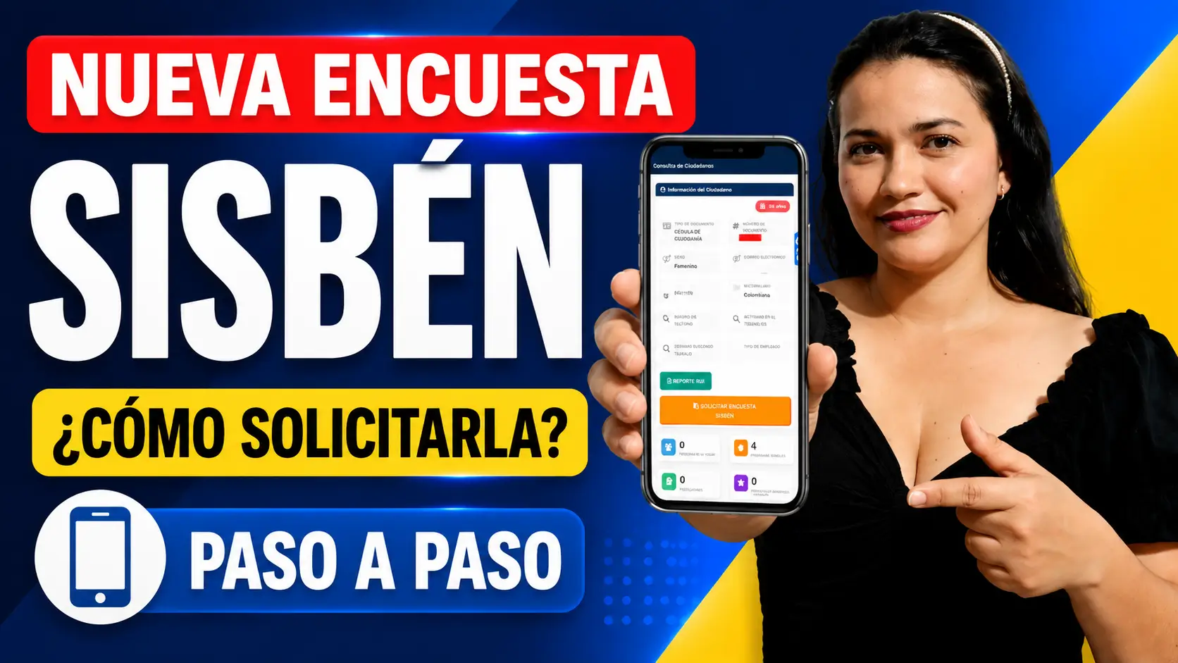 Solicitar una nueva encuesta del Sisbén por la Ventanilla Social paso a paso.
