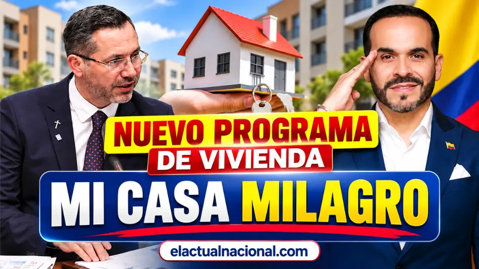 Mi Casa Milagro, nuevo programa de vivienda anunciado en Colombia.