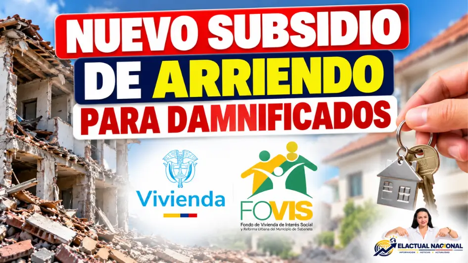 Subsidio de arriendo para damnificados por el terremoto.